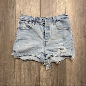 Levi's Distressed Jean Shorts